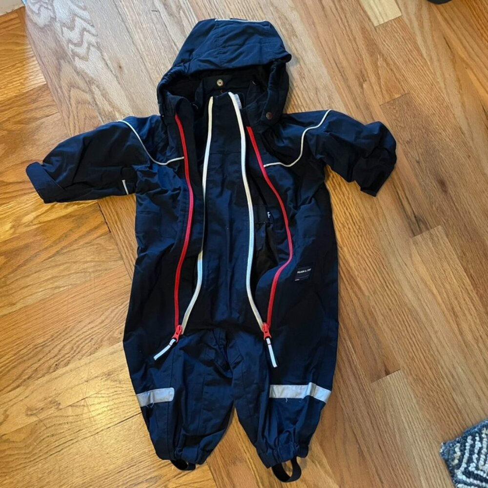 Polarn O Pyret insulated rain suit